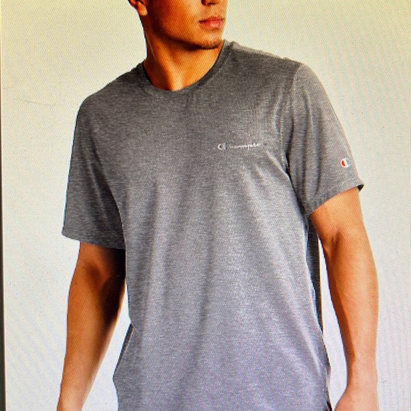 Champion Other - Champion Men's Heather Gray Short Sleeve Tee-Size medium